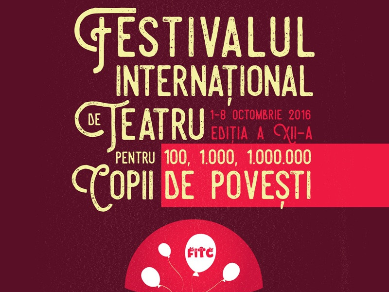 O nouă ediție a Festivalului Internațional de Teatru pentru Copii „100, 1.000, 1.000.000 de povești”, între 1 și 8 octombrie la Teatrul Ion Creangă O nouă ediție a Festivalului Internațional de Teatru pentru Copii „100, 1.000, 1.000.000 de povești”, între 1 și 8 octombrie la Teatrul Ion Creangă