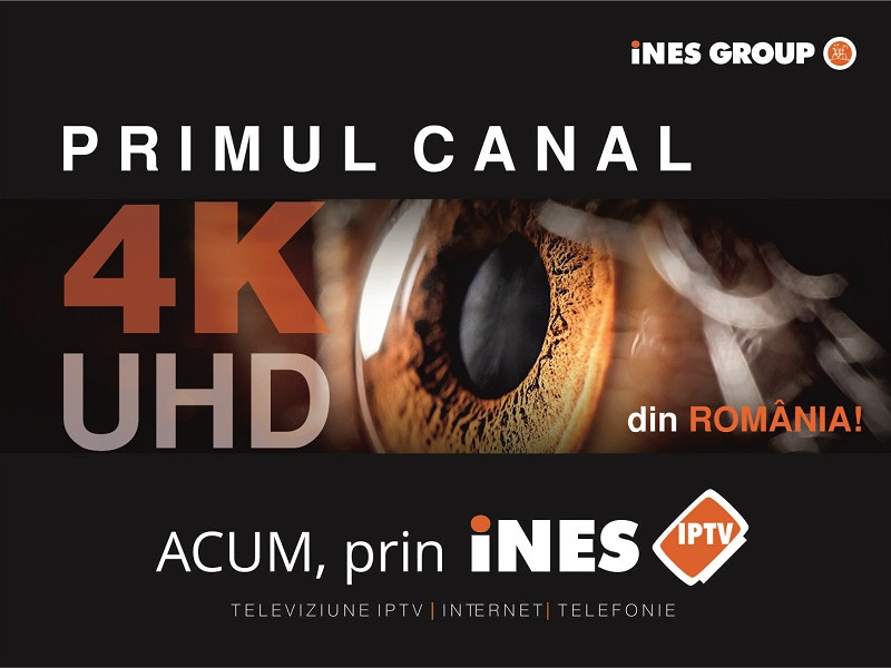 iNES GROUP lansează primul canal TV 4K/Ultra HD din România!