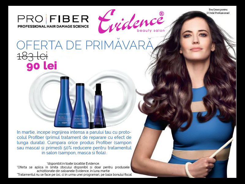 Oferta de primăvară la Evidence® Beauty Salon Oferta de primăvară la Evidence® Beauty Salon