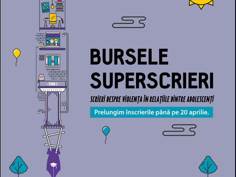 Au început înscrierile pentru Bursele Superscrieri/Avon pe tema violenței domestice