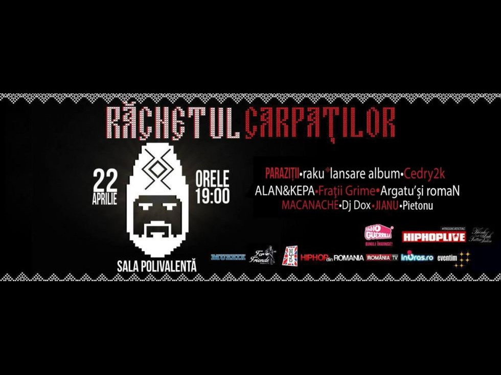 Sâmbăta aceasta, Răcnetul Carpaților aduce pe scenă cele mai bune formații de hip-hop românesc Sâmbăta aceasta, Răcnetul Carpaților aduce pe scenă cele mai bune formații de hip-hop românesc