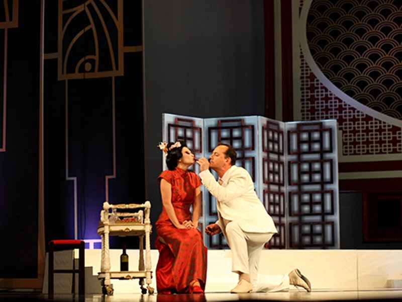 Al doilea spectacol de premieră cu opereta ''Victoria și-al ei hussar''