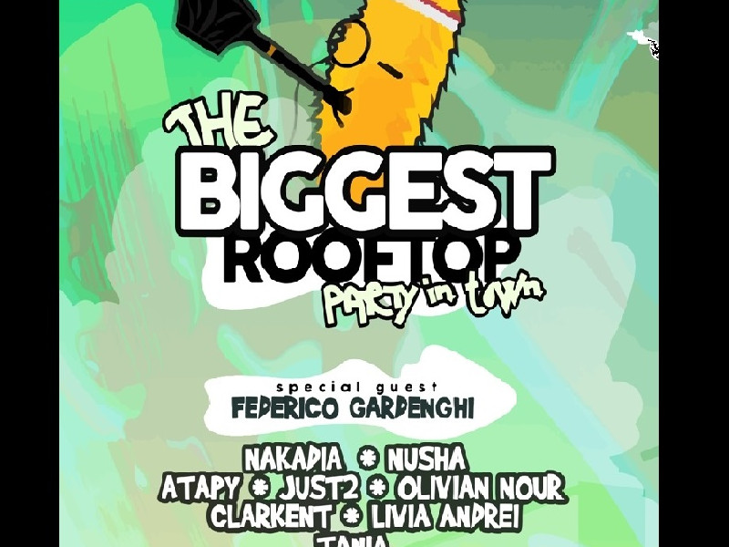 Cel mai mare rooftop party din România se ține în București