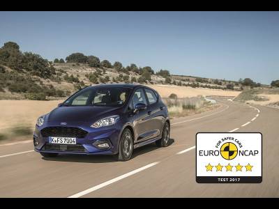 Noua generaţie Ford Fiesta, 5 stele Euro NCAP