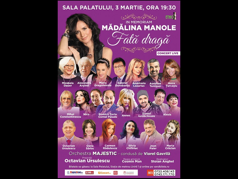Concert In Memoriam Mădălina Manole