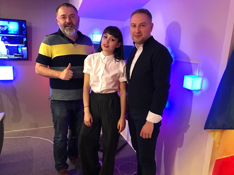 Irina Rimes în vizită la studiourile Digi FM