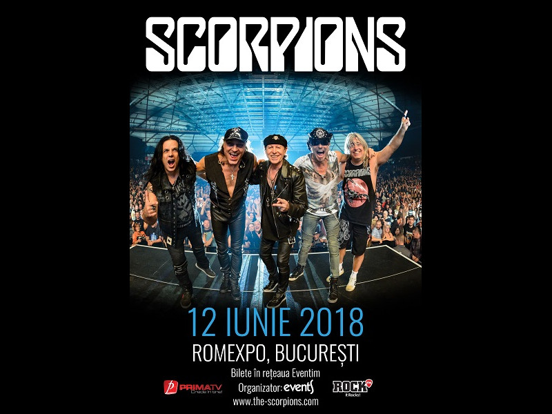 Crazy World Tour cu Scorpions, în iunie la București Crazy World Tour cu Scorpions, în iunie la București