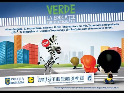 Lecții distractive de educație rutieră, în magazinele Lidl din întreaga țară Lecții distractive de educație rutieră, în magazinele Lidl din întreaga țară