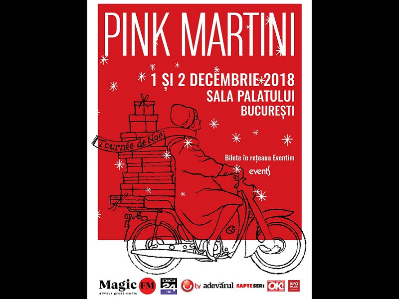 Pink Martini | 1, 2 decembrie 2018 | Sala Palatului