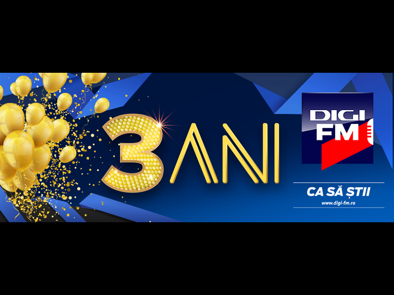 DIGI FM are 3 ani, sărbătoriți în direct cu Smiley! CA SĂ ȘTII. DIGI FM are 3 ani, sărbătoriți în direct cu Smiley! CA SĂ ȘTII.