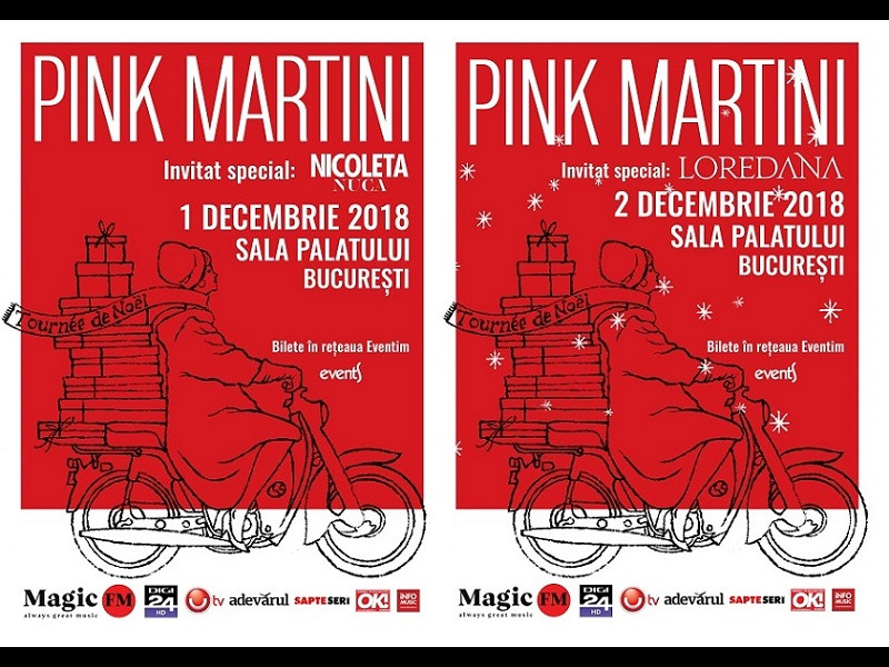Loredana și Nicoleta Nucă, pe scenă alături de Pink Martini Loredana și Nicoleta Nucă, pe scenă alături de Pink Martini