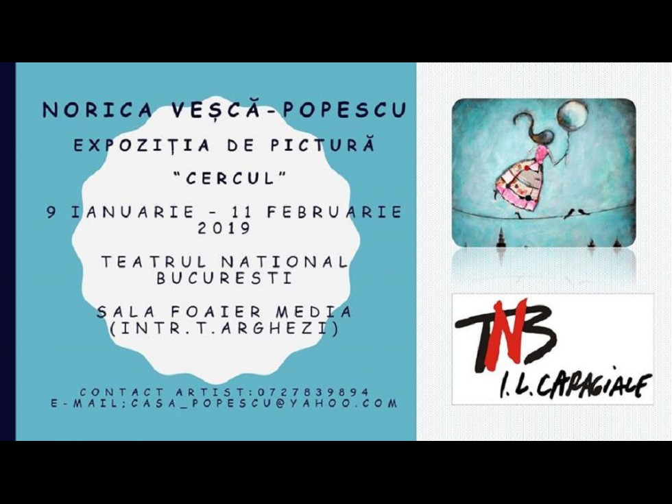 Expoziție de pictură TNB - Norica Expoziție de pictură TNB - Norica