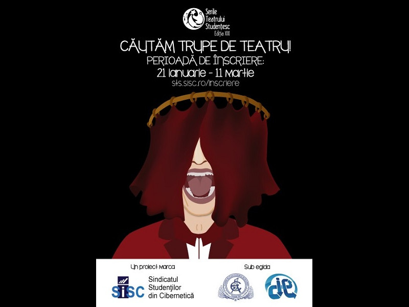 Asigură-ți locul pe scena Serile Teatrului Studențesc! Asigură-ți locul pe scena Serile Teatrului Studențesc!
