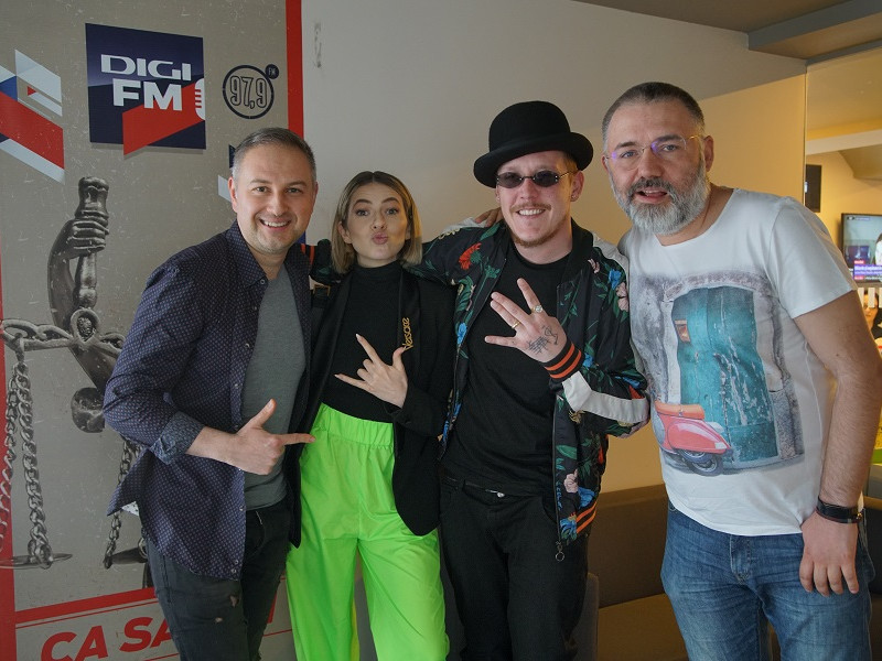 Lidia Buble și What’s UP fără frigidere la Digi FM