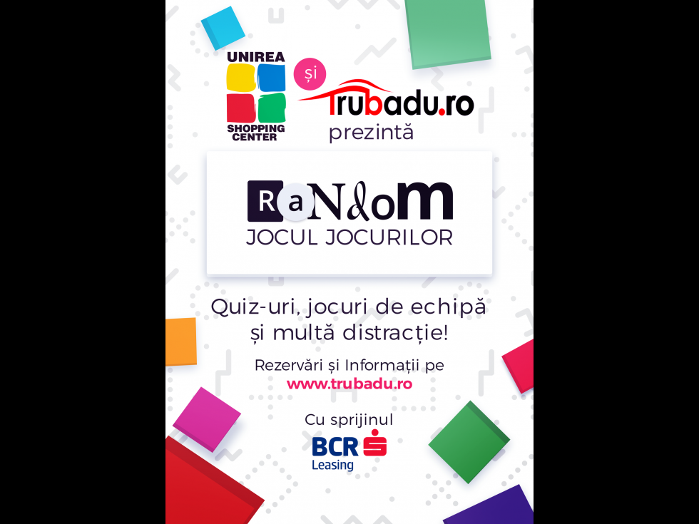 Trubaduro lansează Random, un joc unic in România Trubaduro lansează Random, un joc unic in România
