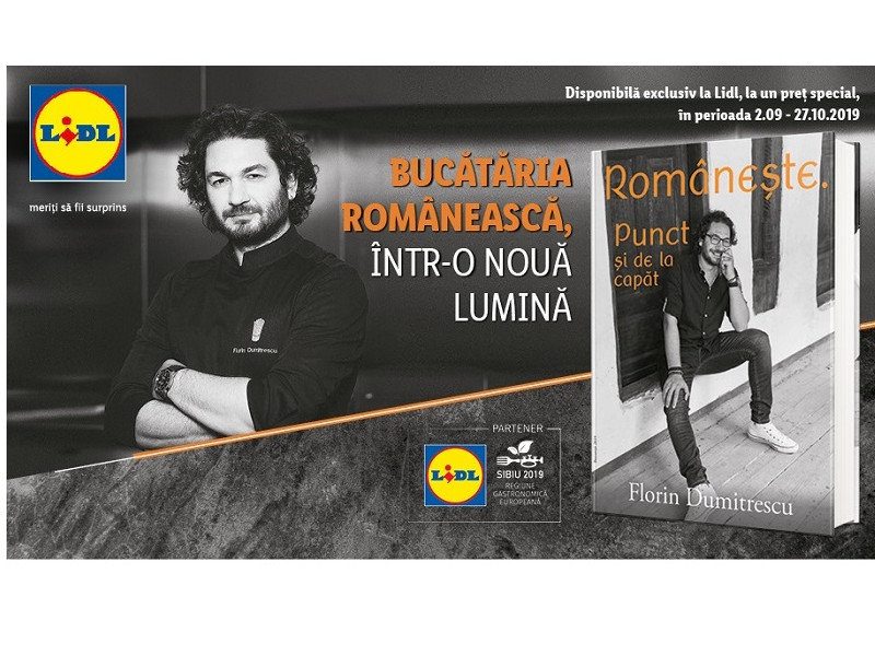 Chef Florin Dumitrescu lansează prima carte despre bucătăria românească modernă
