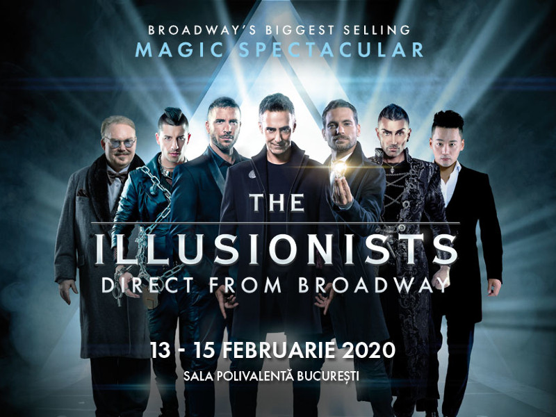 The Illusionists: Cei mai mari iluzioniști din lume în premieră la București, în februarie la Sala Polivalentă