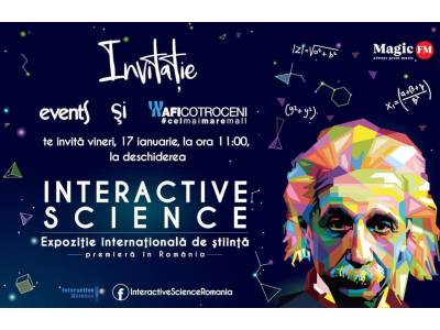 Expoziția internațională de știință Interactive Science ajunge la București