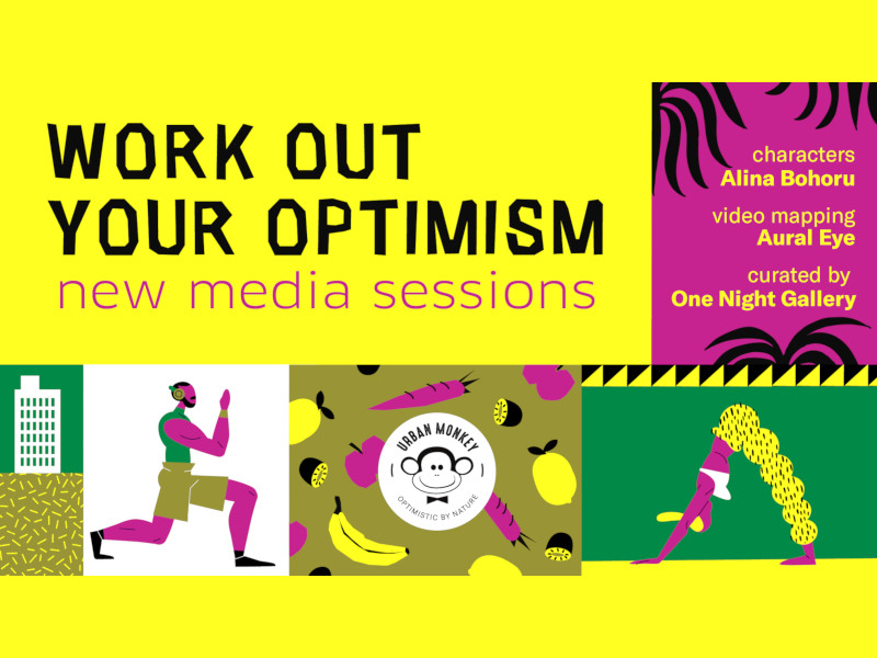 Work Out Your Optimism – Video-Mapping în cartier Work Out Your Optimism – Video-Mapping în cartier