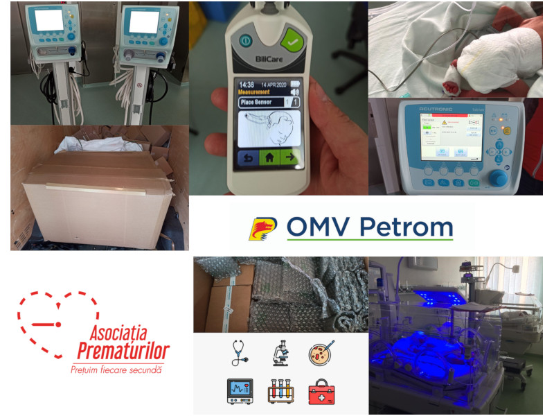 OMV Petrom sprijină Asociația Prematurilor în echiparea secției de neonatalogie a Maternității Bacău OMV Petrom sprijină Asociația Prematurilor în echiparea secției de neonatalogie a Maternității Bacău