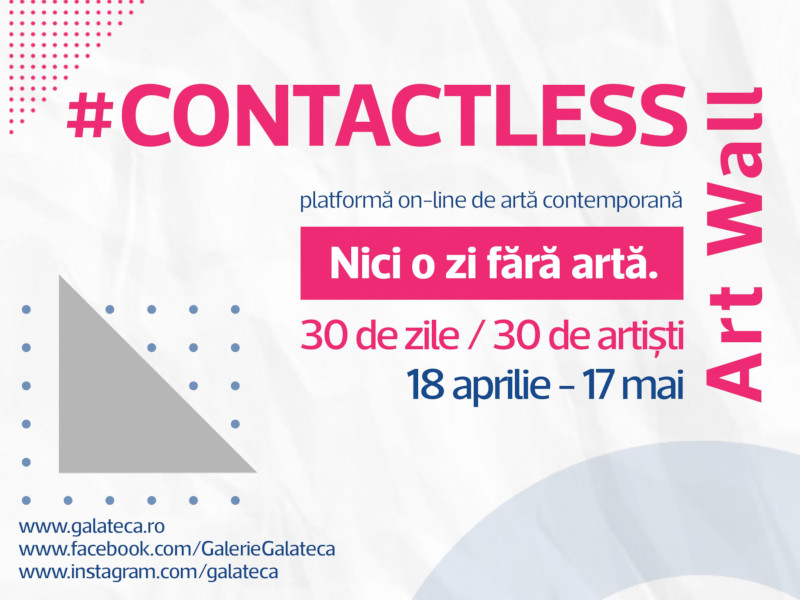 George, primul banking inteligent, susține platforma de artă contemporană #Contactless Art Wall