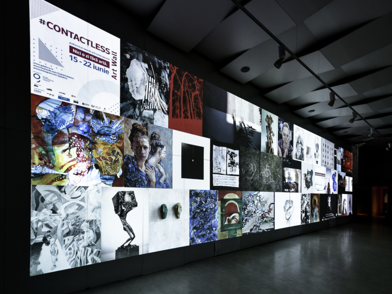 #Contactless Art Wall și Inside/Outside - Două concepte expoziționale la redeschiderea Galeriei Galateca