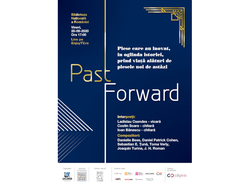 Past Forward: recital de vioară, violă și chitară clasică, vineri la Biblioteca Națională
