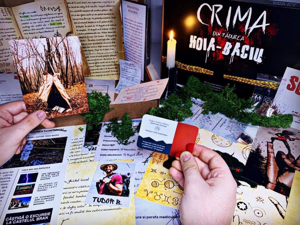 Un nou proiect românesc - boardgame-ul CRIMA DIN PĂDUREA BACIU Un nou proiect românesc - boardgame-ul CRIMA DIN PĂDUREA BACIU