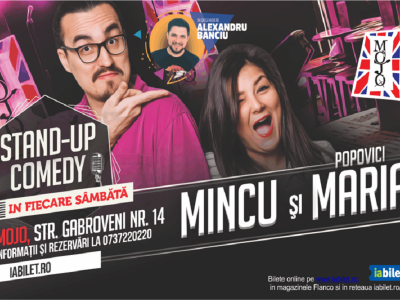 Stand-up Comedy cu Banciu, Mincu și Maria Popovici Stand-up Comedy cu Banciu, Mincu și Maria Popovici